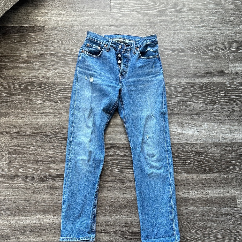 Levi 501 Blue Women's Jeans